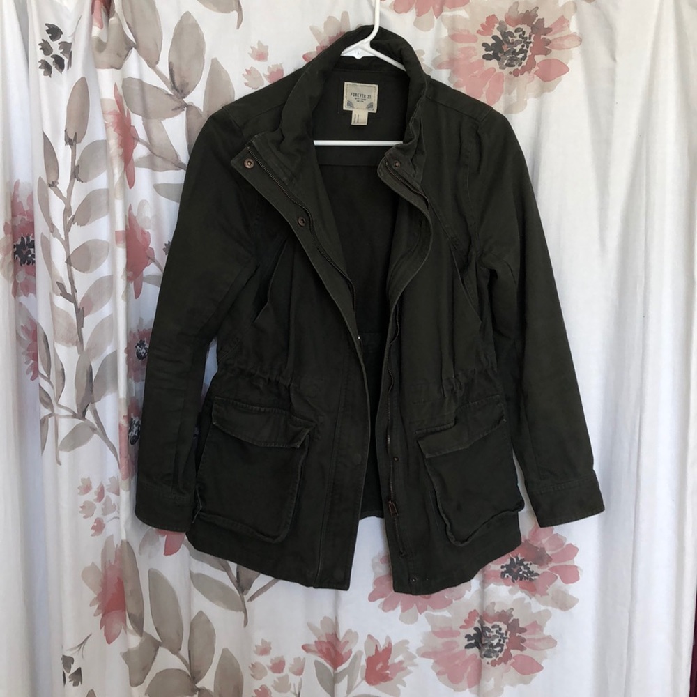 Army green jacket